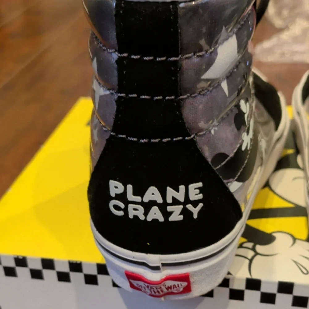 Vans Disney High-Top Sneakers - Black and Gray - Picture 4 of 5